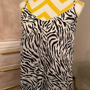 Gorgeous sexy zebra print camisole size 2X from Nordstrom